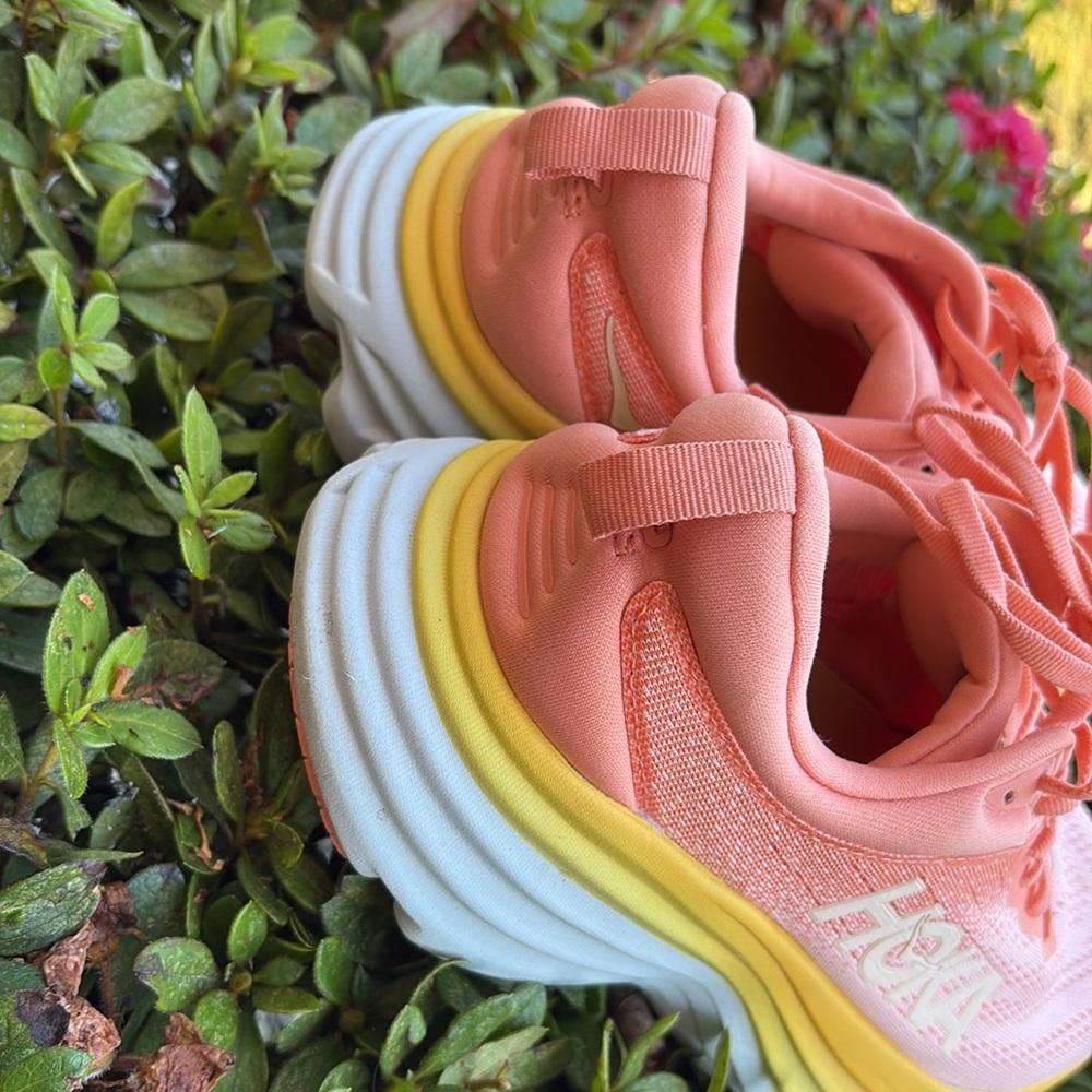 Hoka One One Bondi 8 Running Shoes- Orange